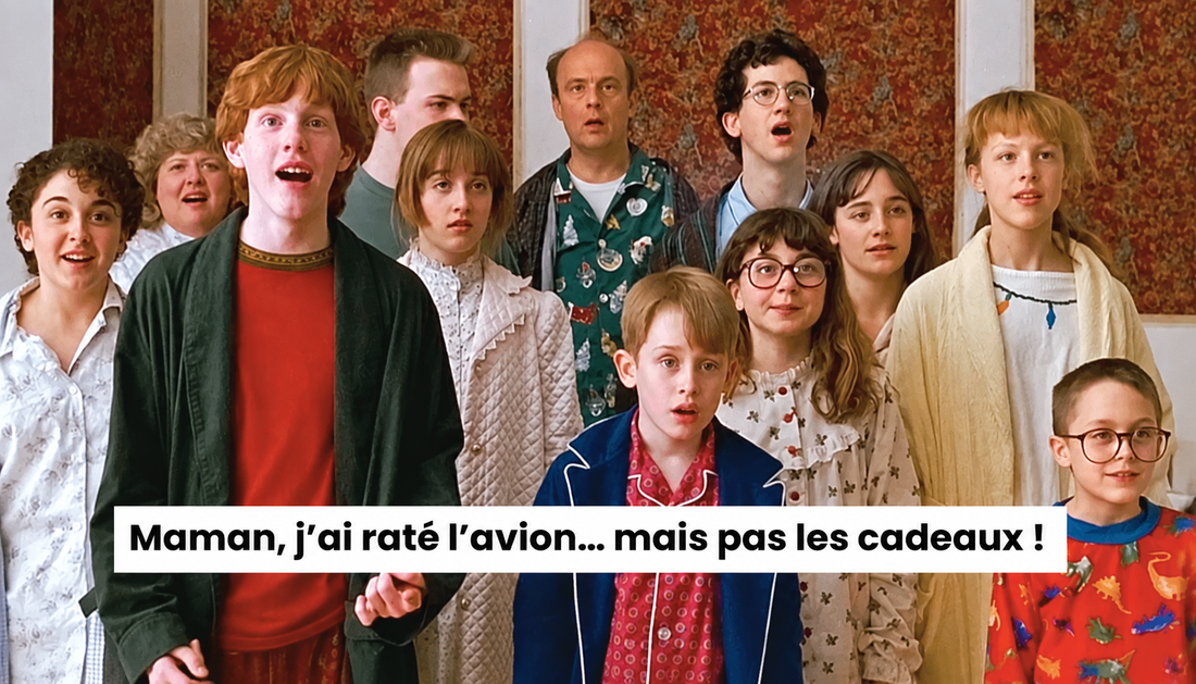 Famille réunie dans une maison avec enfants et adultes surpris