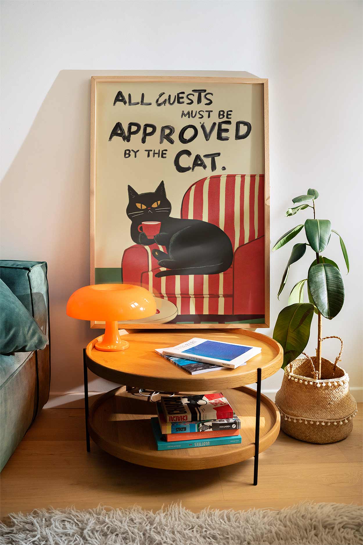 Affiche All Guests Must Be Approved By The Cat