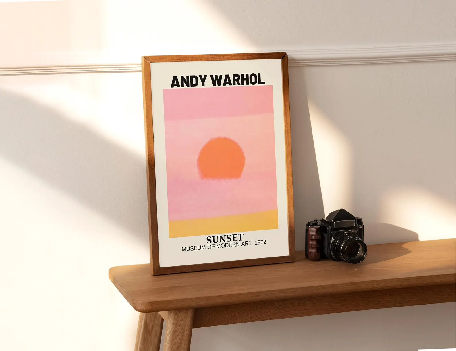 Affiche Sunset Andy Warhol 1972 sur toile