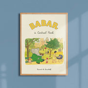 Babar poster in Central Park