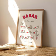 Babar Does Yoga Poster 