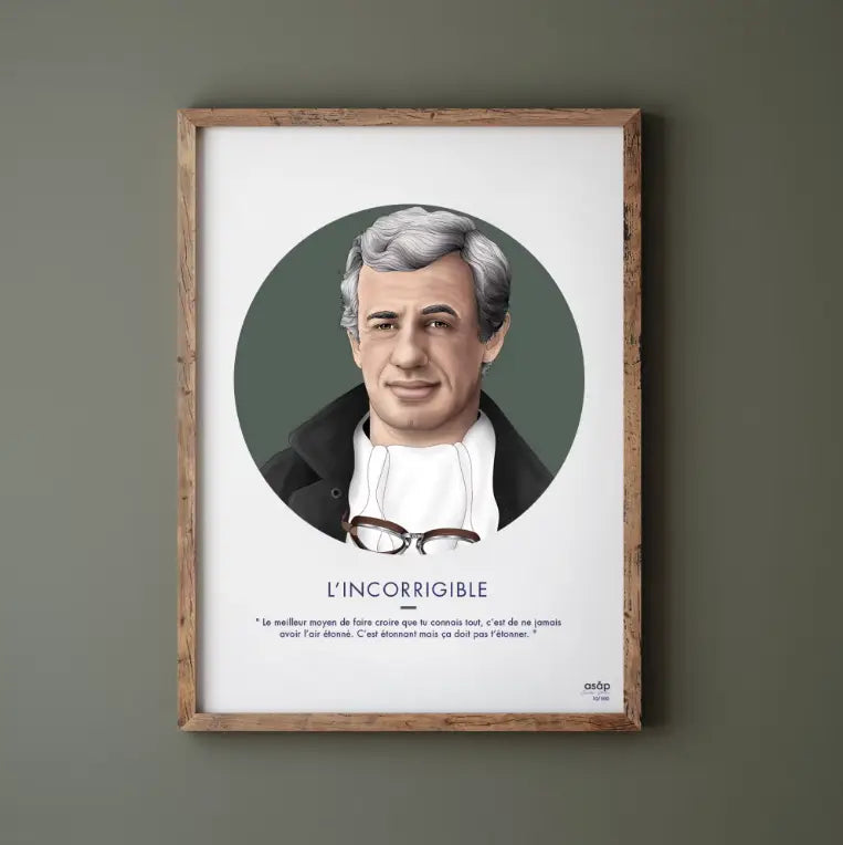 Affiche Belmondo - tirage limité