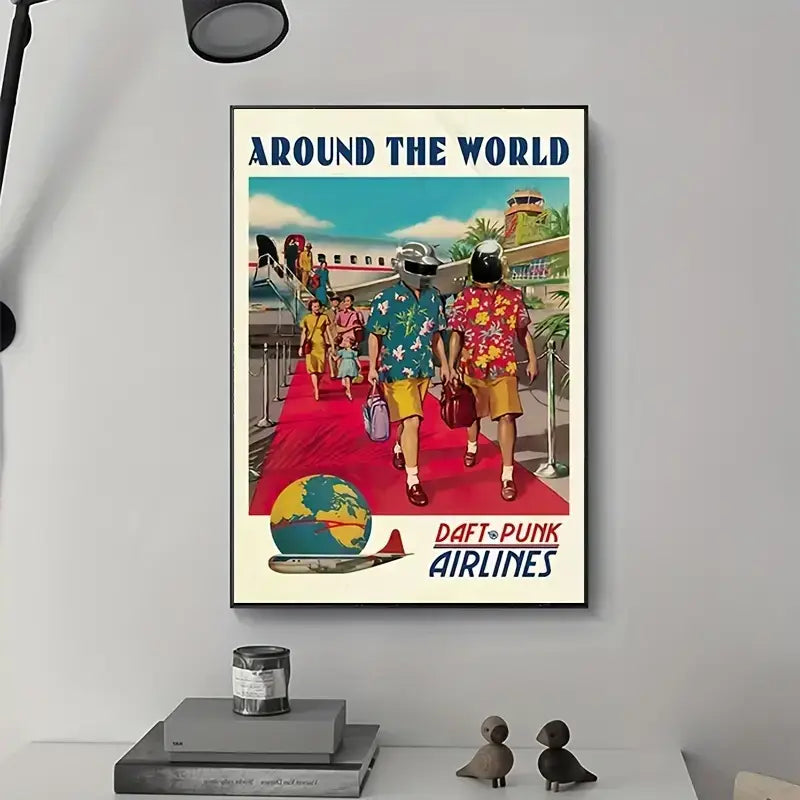 Affiche Daft Punk Airlines