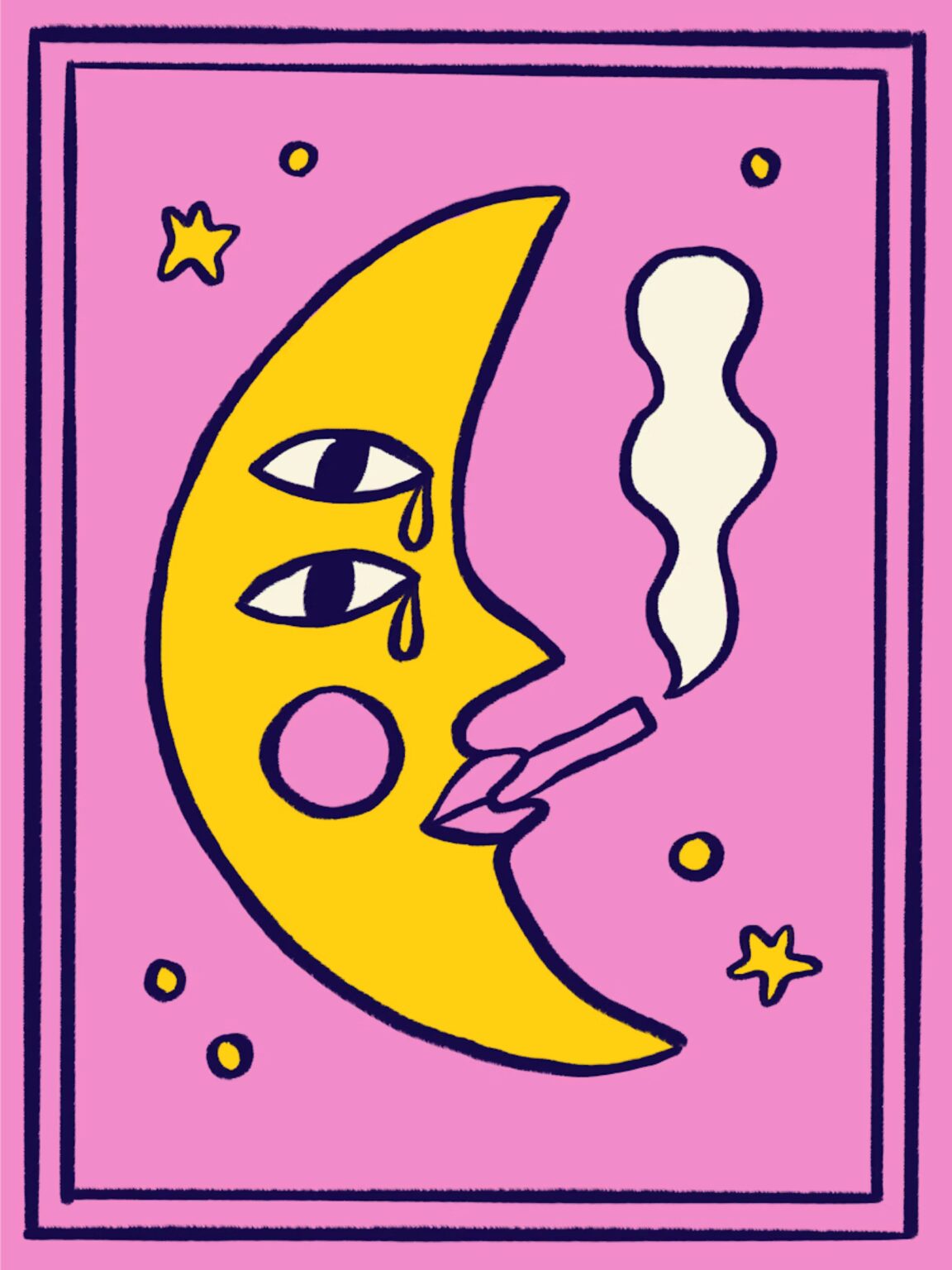 Affiche Mélusine la Lune