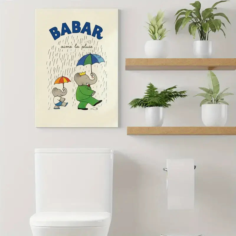 Affiche Babar aime la pluie