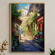 Affiche ruelle Japonaise