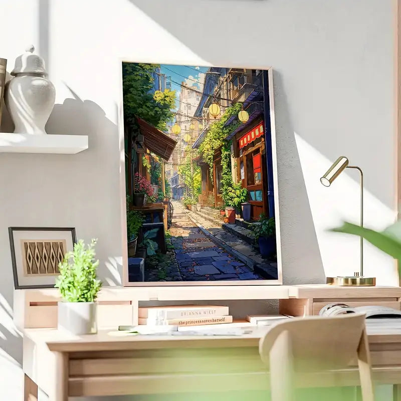 Affiche ruelle Japonaise