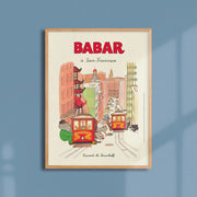Affiche Babar à San-Francisco