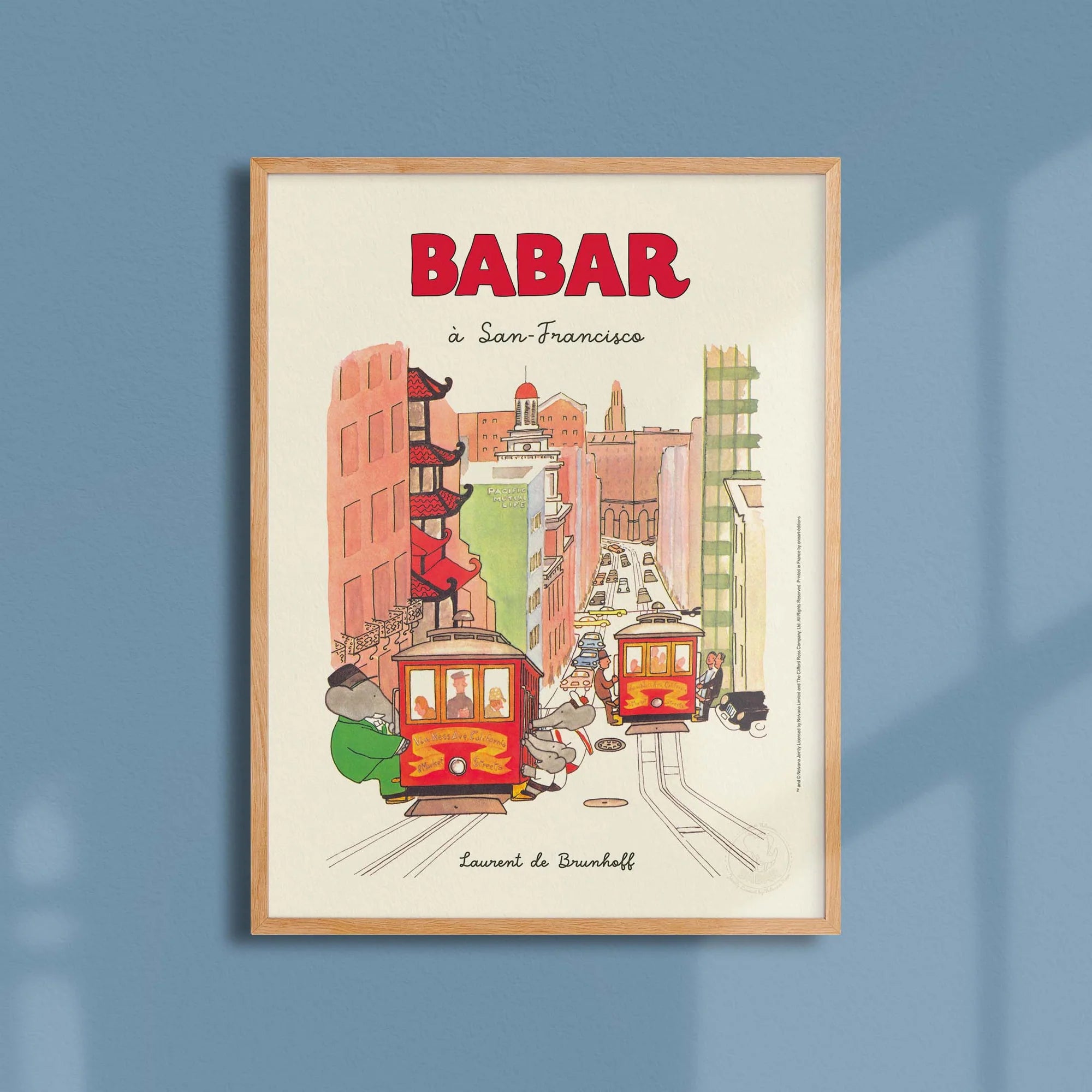 Affiche Babar à San-Francisco
