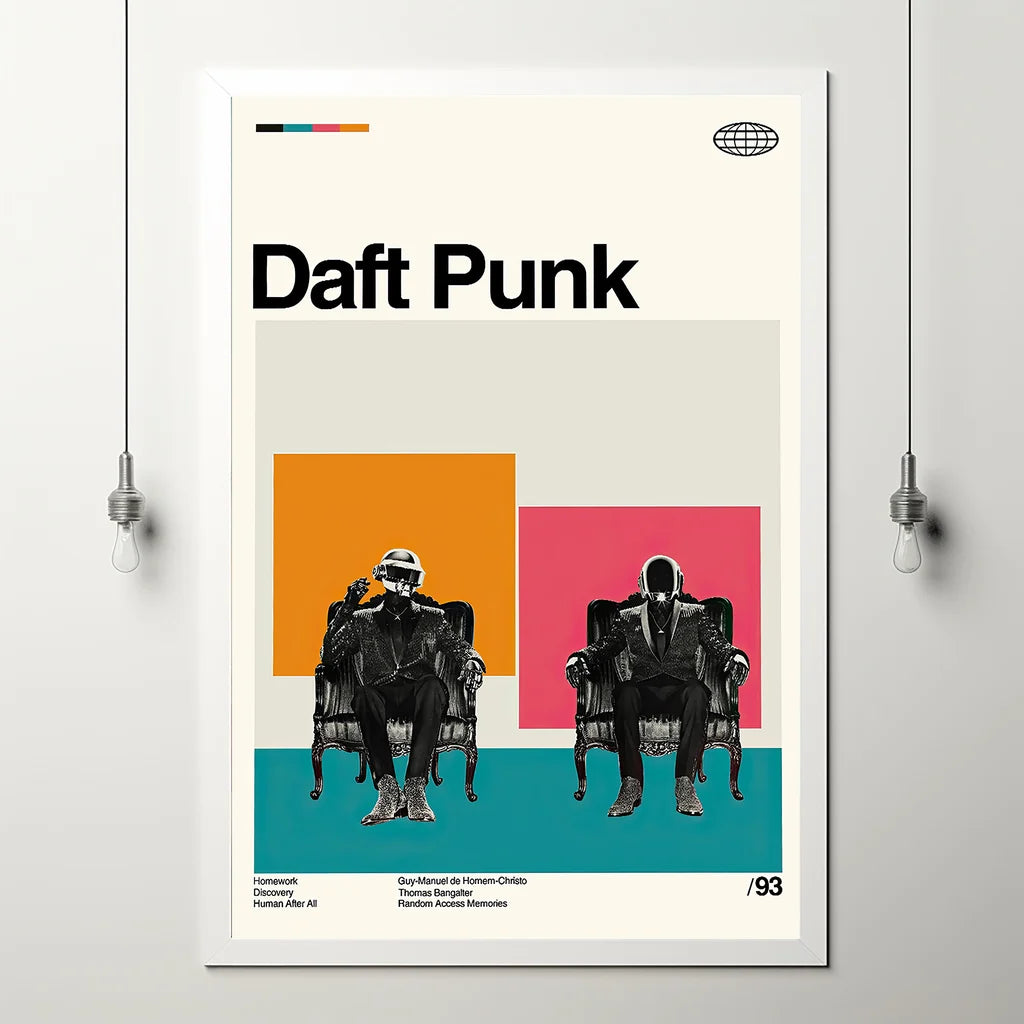 Daft Punk Airlines poster