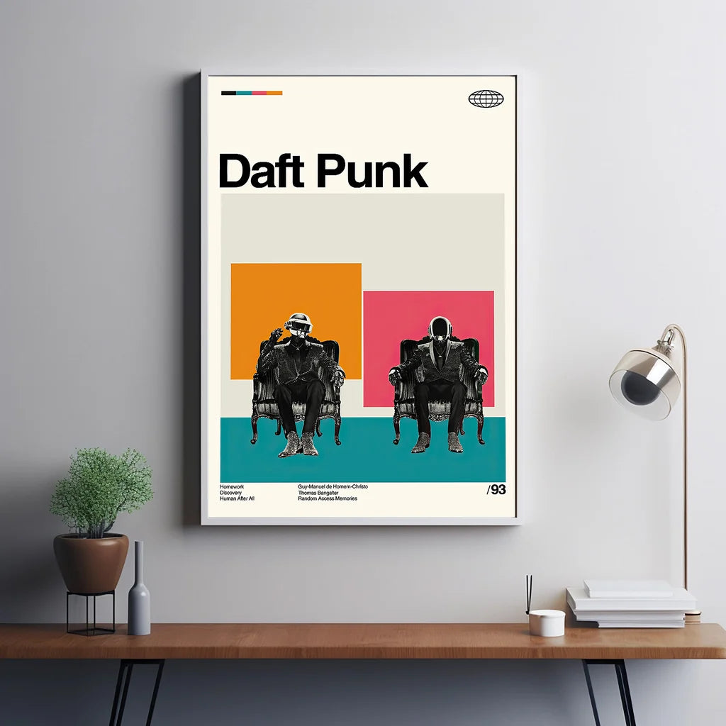 Daft Punk Airlines poster