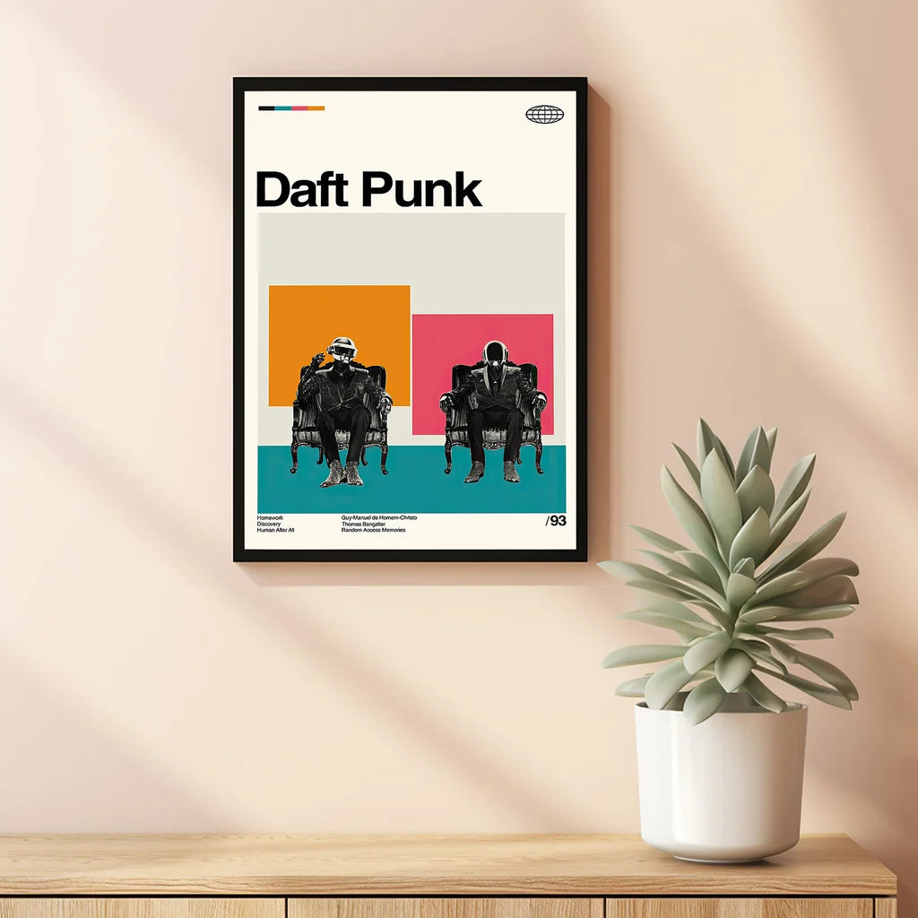 Daft Punk Airlines poster