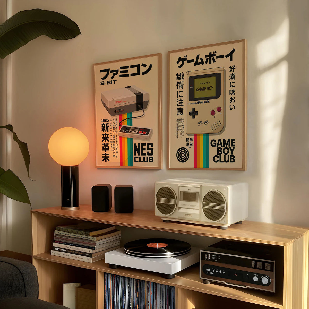 Affiche Game Boy rétro sur toile 30 × 40 cm
