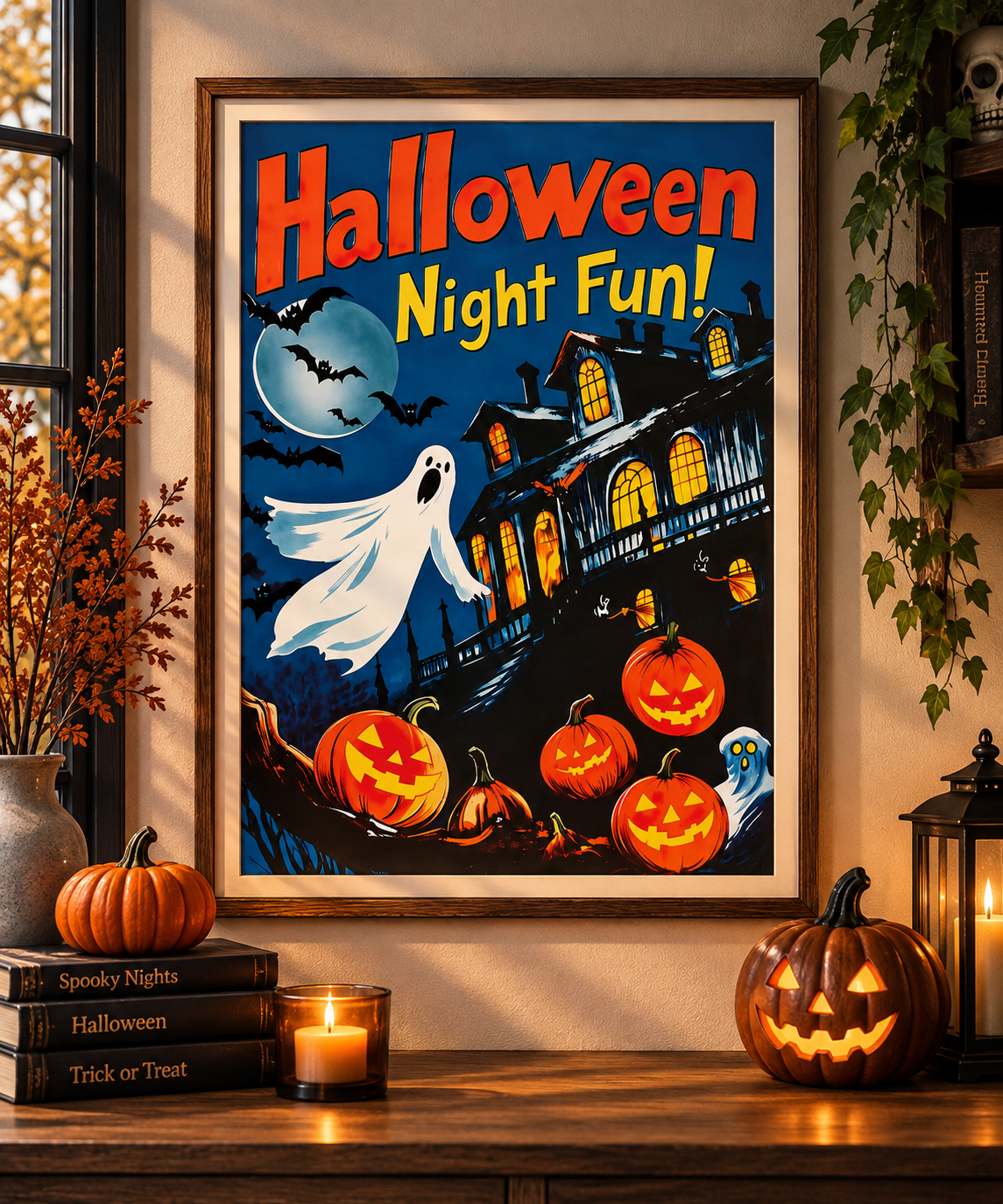 Affiche Halloween rétro – Halloween Night Fun