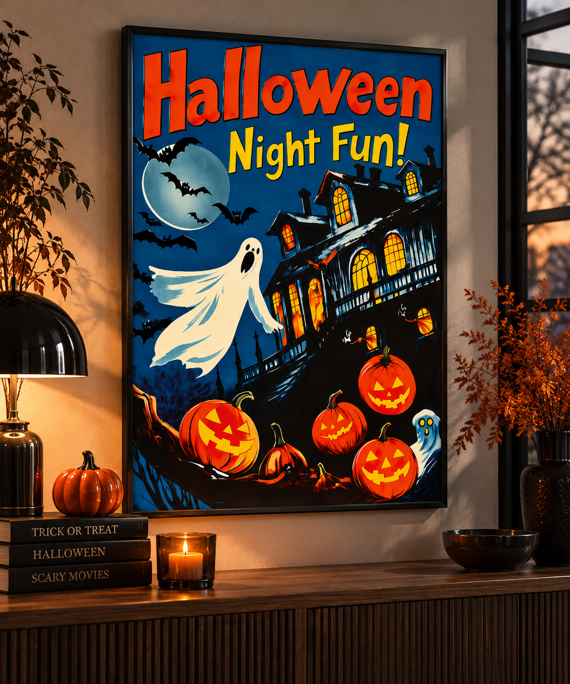 Affiche Halloween rétro – Halloween Night Fun