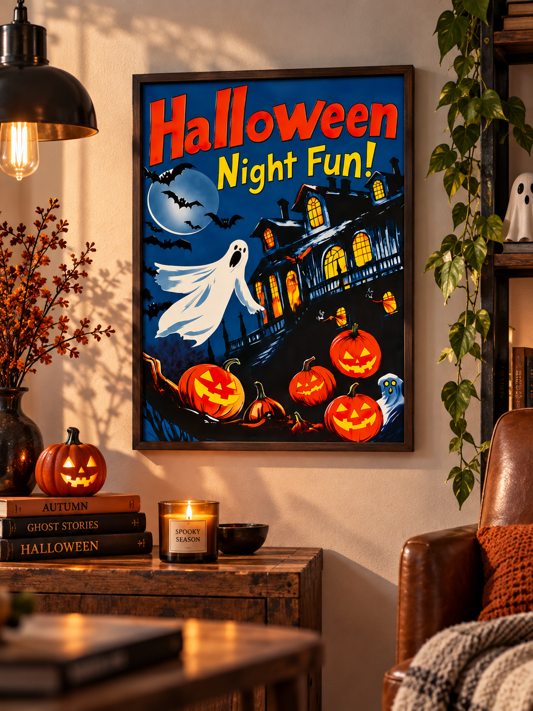 Affiche Halloween rétro – Halloween Night Fun