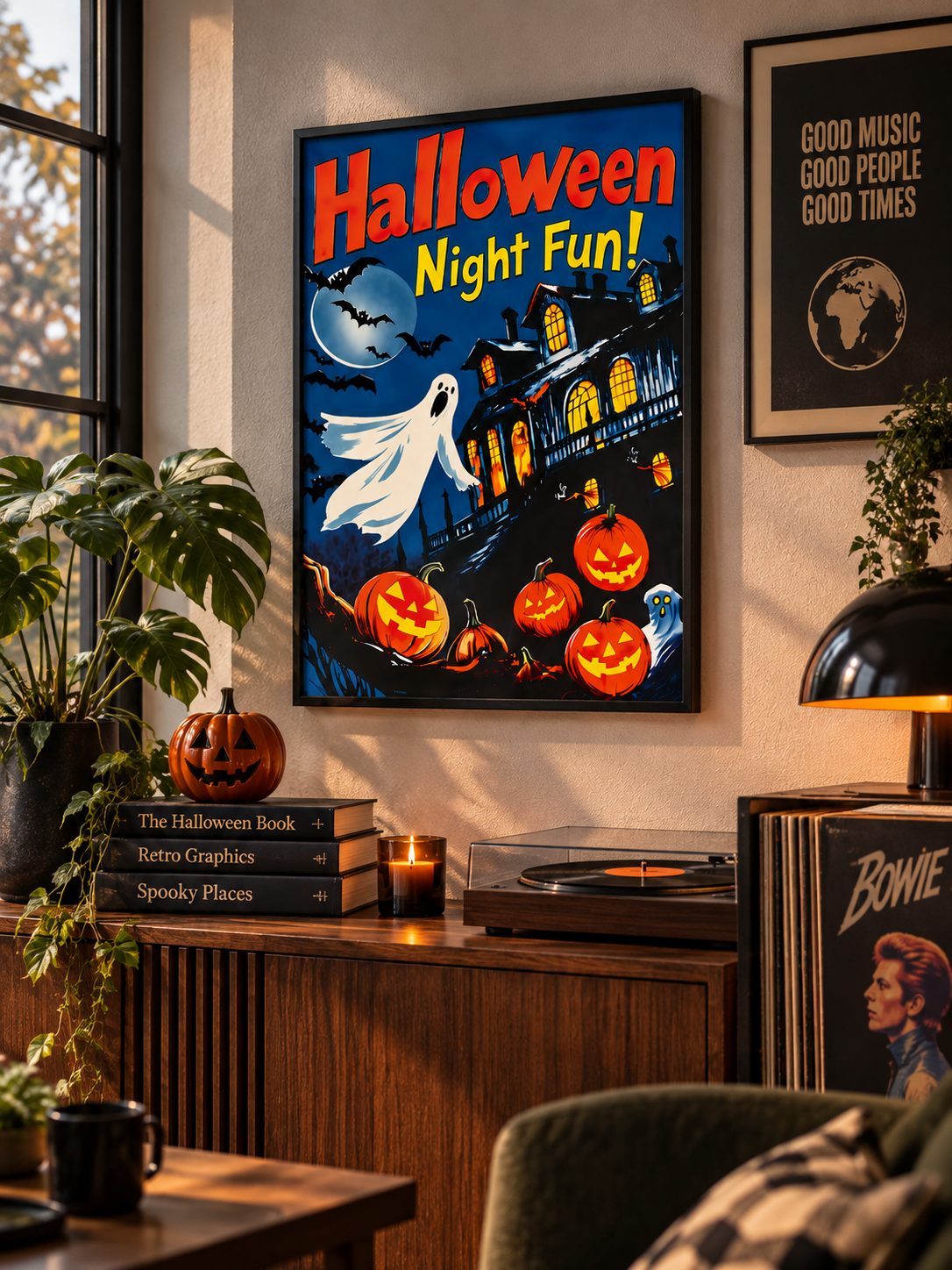 Affiche Halloween rétro – Halloween Night Fun