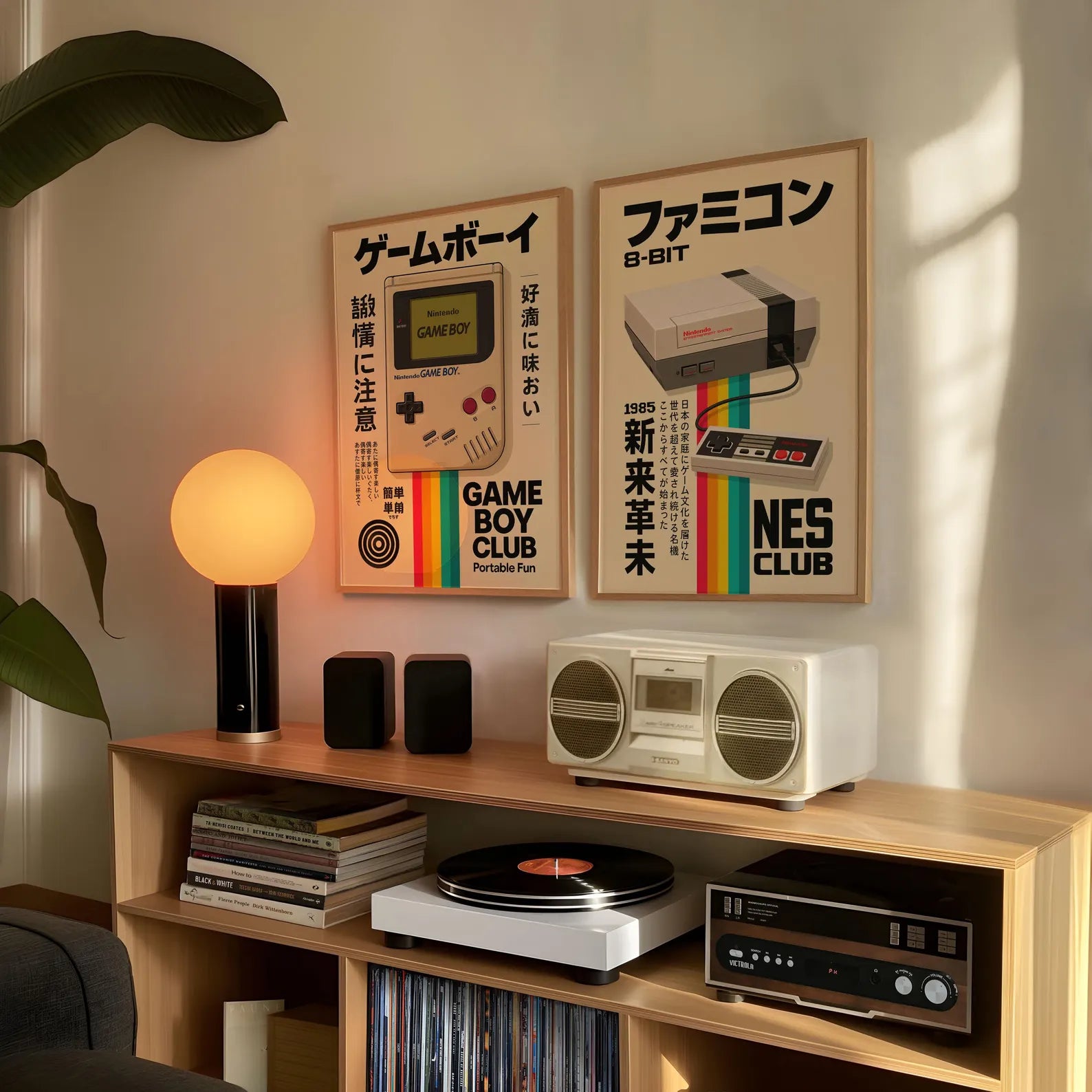 Affiche Nintendo NES rétro sur toile 30 × 40 cm