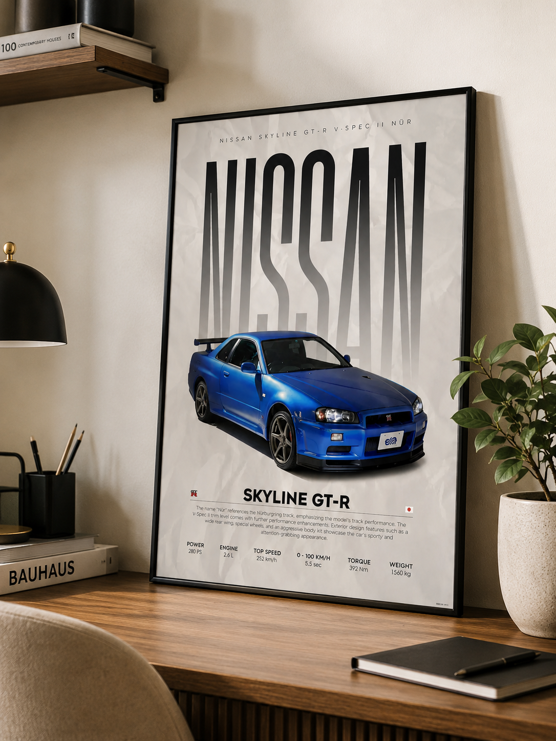 Japanese alley poster