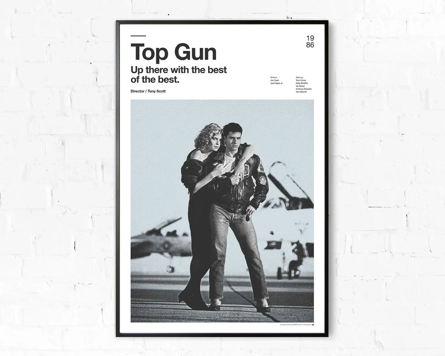 Affiche Top Gun sur toile 50 x 70 cm