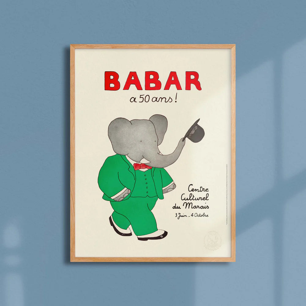 Affiche Babar a 50 ans ! 1981