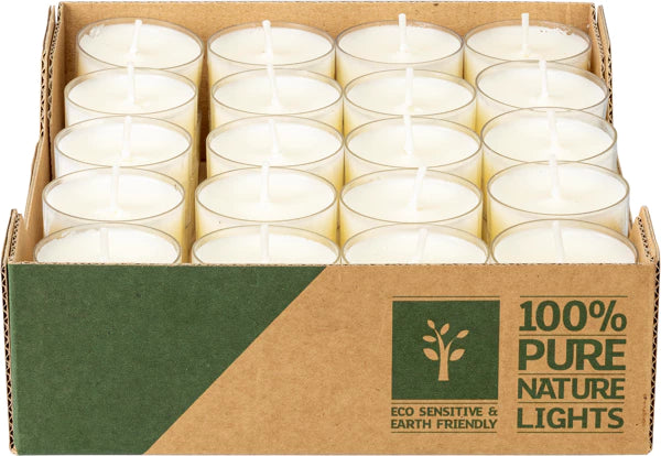 Lot de bougies chauffe-plat en cire de colza pour créer une lumière d'ambiance à la maison