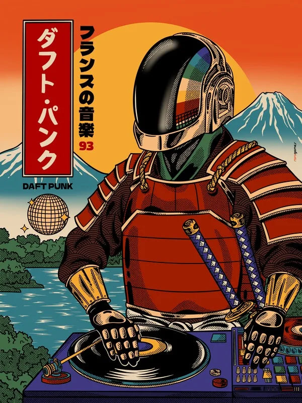 Daft Punk Airlines poster
