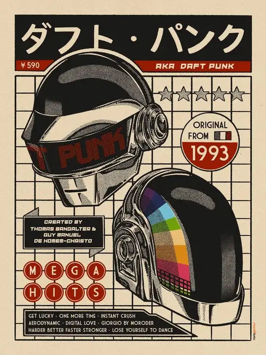 Daft Punk Airlines poster