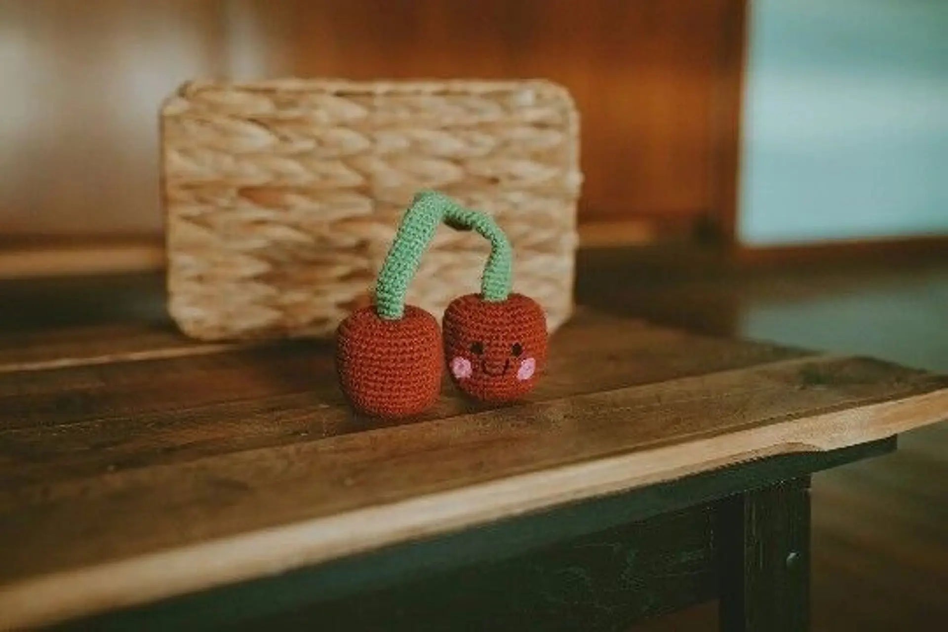 Hochet bébé Cerises