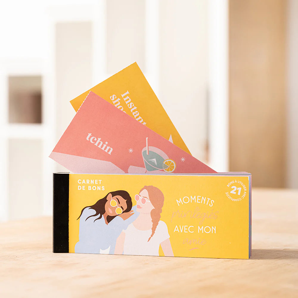 Carnet de Bons Meilleures Amies – idée cadeau originale Petit Dénicheur