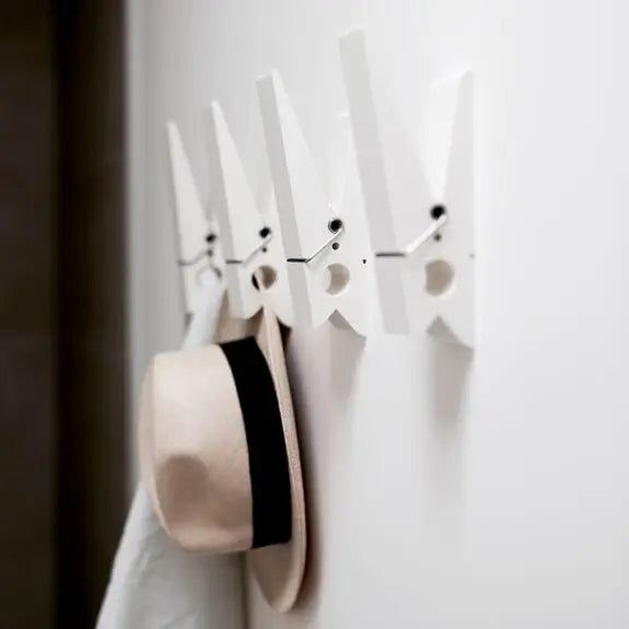 Patère murale pince à linge