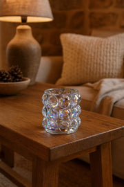 Photophore en Verre Irisé