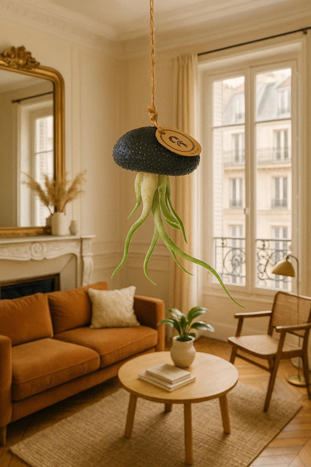 Plante aérienne suspendue – Oursin