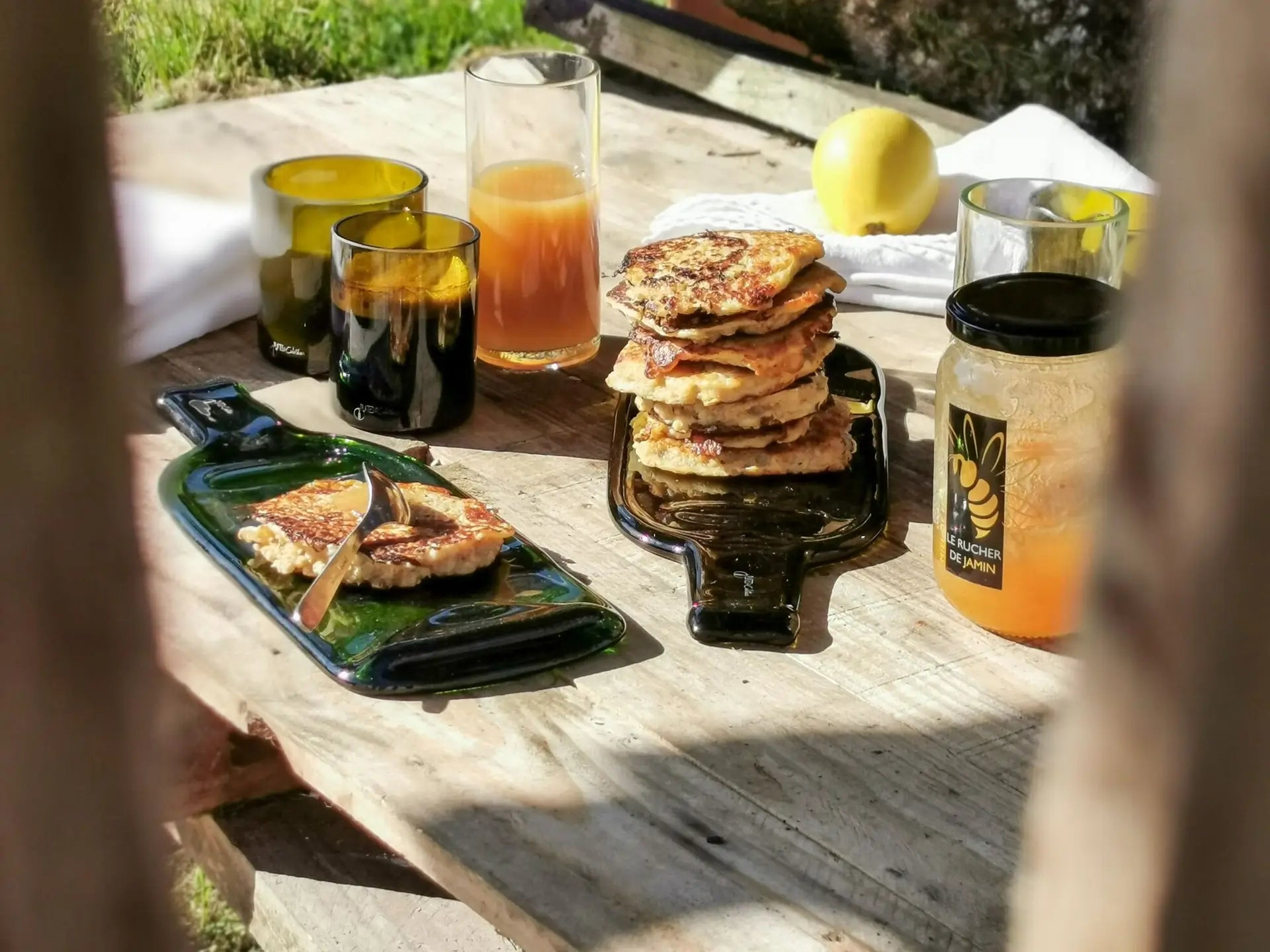 Plateau apéritif – Bouteille aplatie