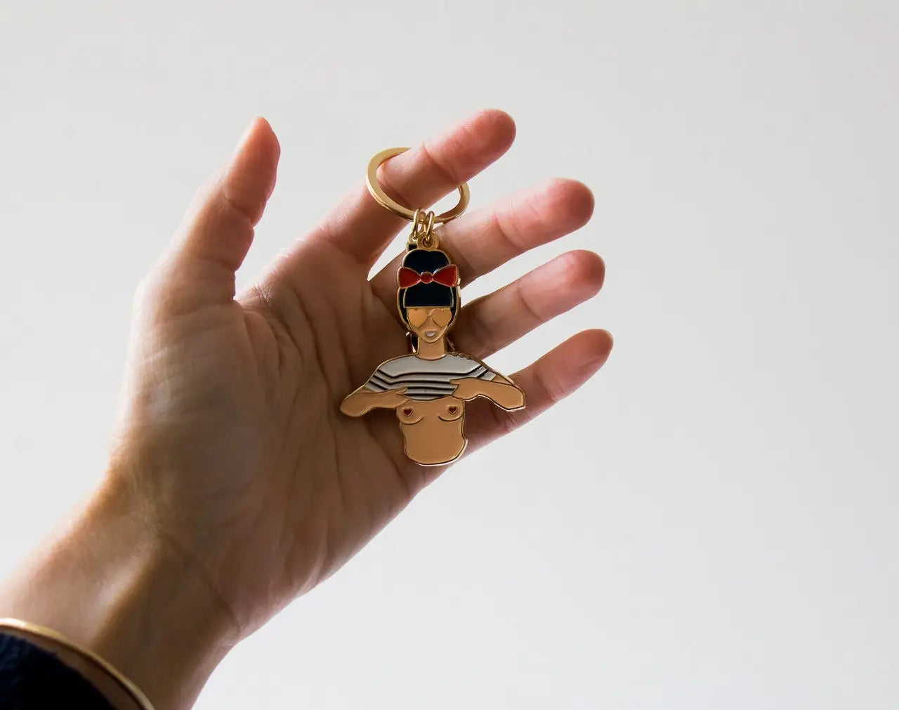 Porte-Clés émaillé « Hey sexy »