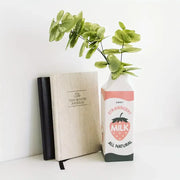 Vase en céramique brique fraise