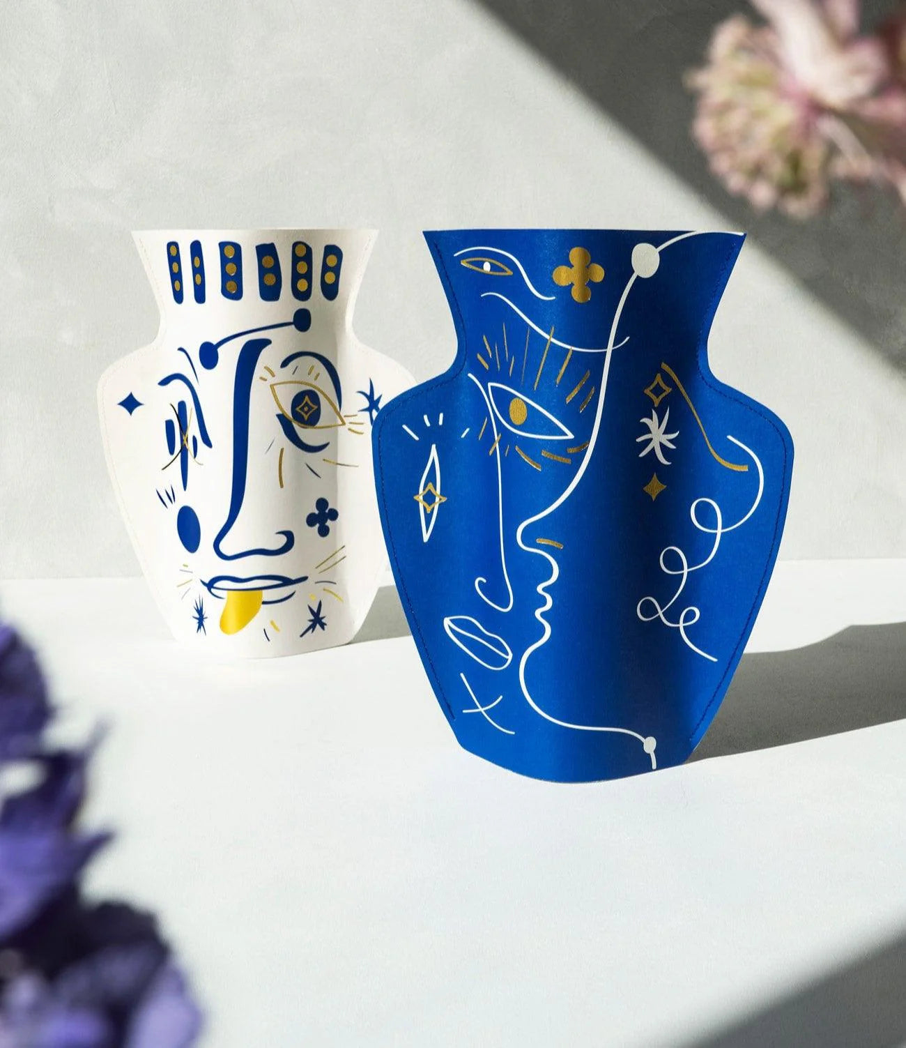 Vase en papier waterproof