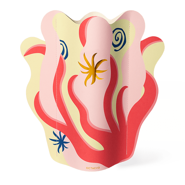 Vase en papier waterproof