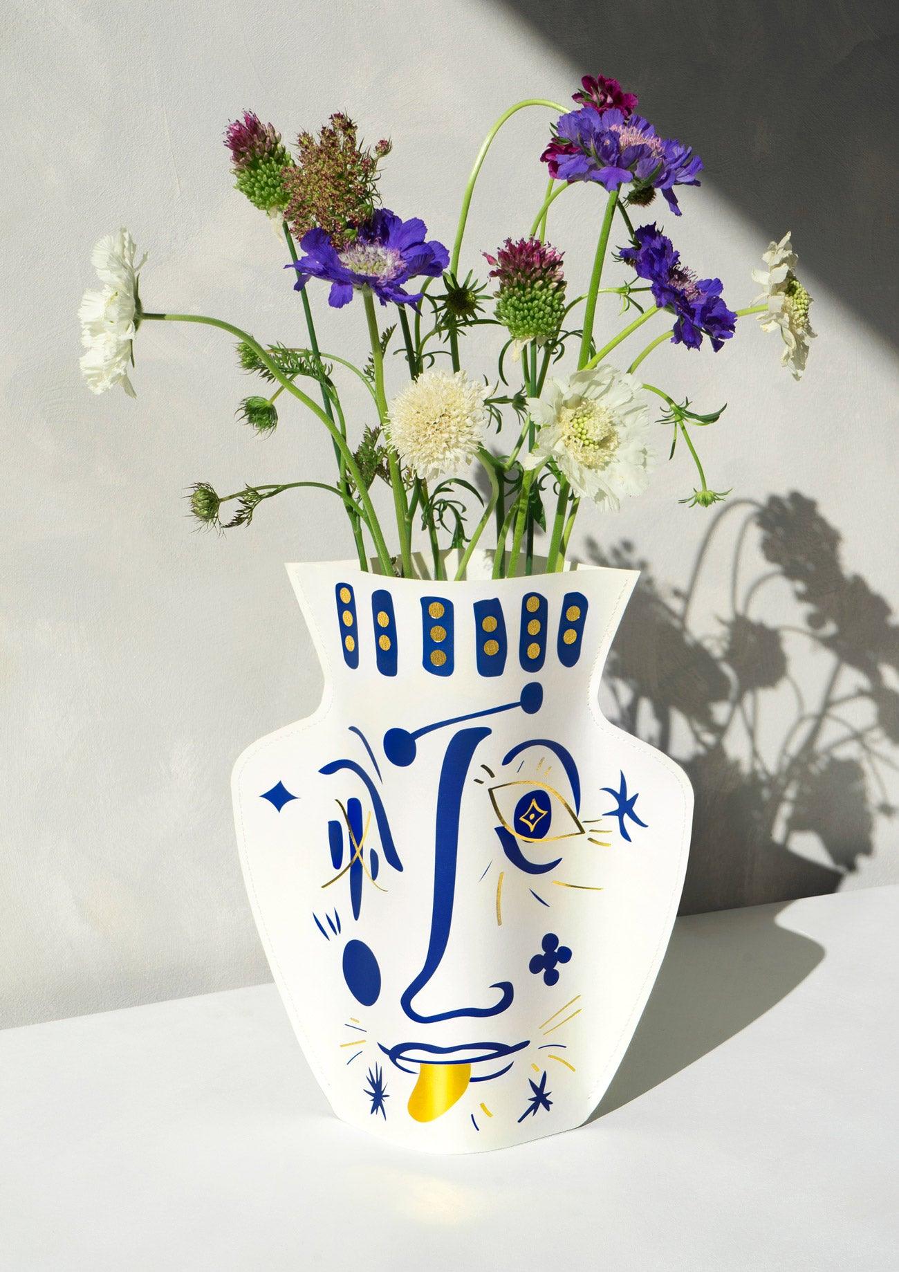 Vase en papier waterproof