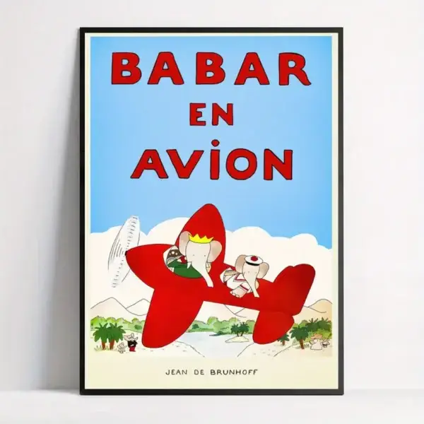 Affiche en Toile "Babar en avion" – Image 2