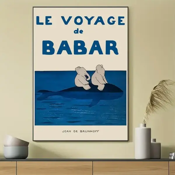 Affiche en Toile "Le voyage de Babar" – Image 3