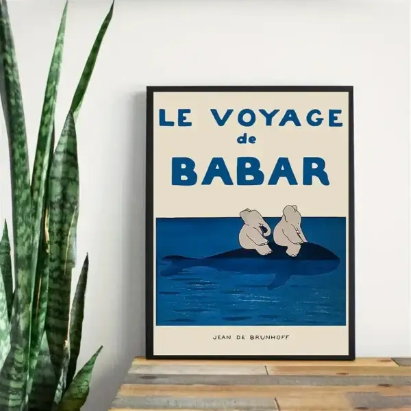 Affiche en Toile "Le voyage de Babar" – Image 4